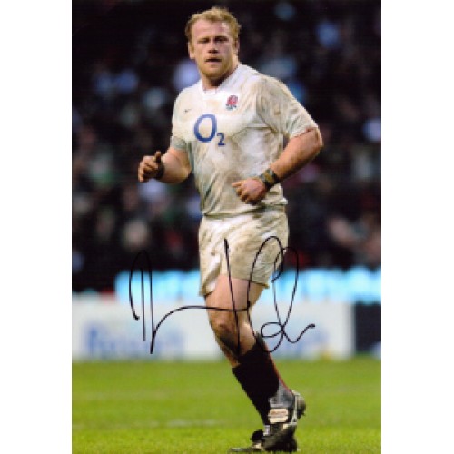 Dan Cole Signed 8x12 England Rugby Photograph